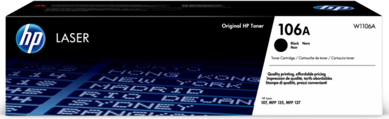 Hp 106A - Hp W1106A - Siyah Toner