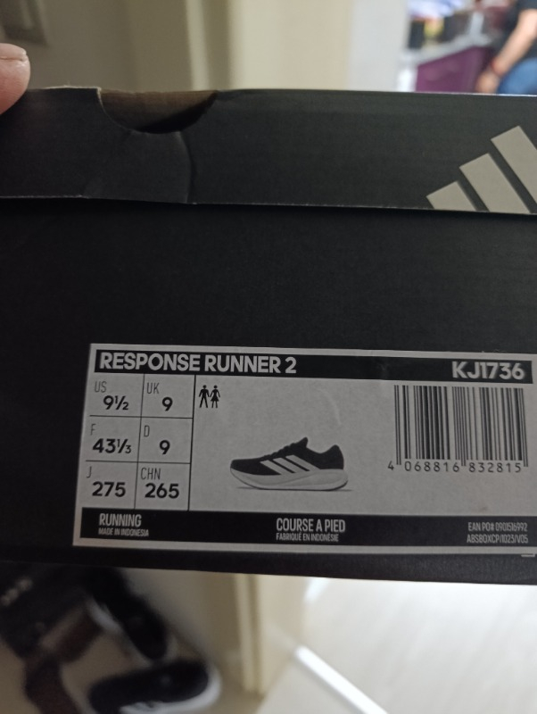 adidas RESPONSE RUNNER 2 Siyah Erkek Koşu Ayakkabısı