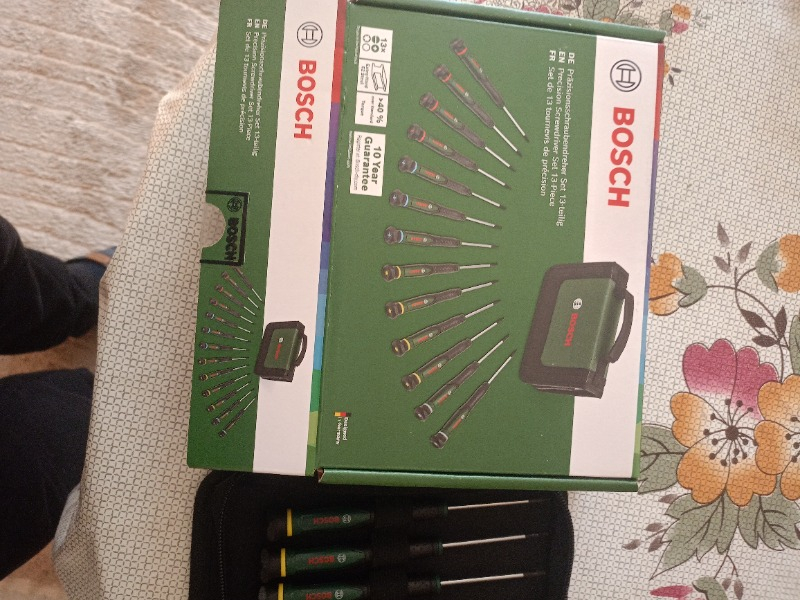 BOSCH Elektronikçi Tip Klemens Tornavida Takımı 13 Parça