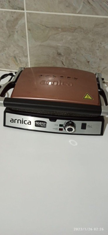 Arnica Tostit Maxi Granit Rose 2000 W Tost Makinesi