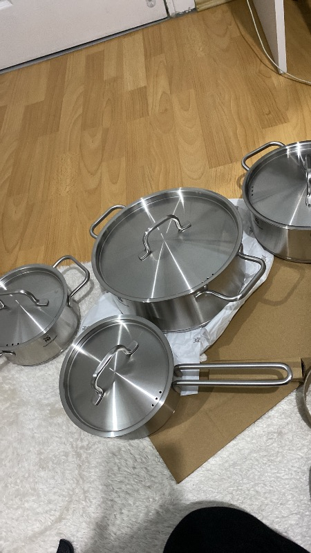 Wmf Inspiration Plus Indüksiyon Tabanlı 8 Parça Çelik Tencere Seti