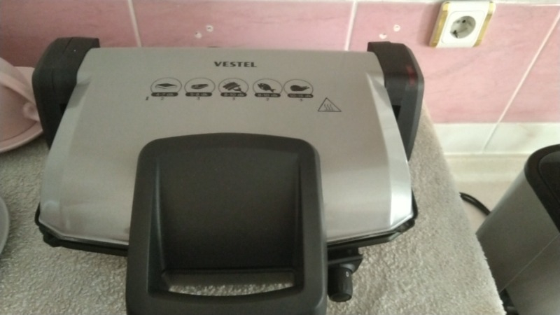 Vestel Sefa T2002 Gri Tost Makinesi