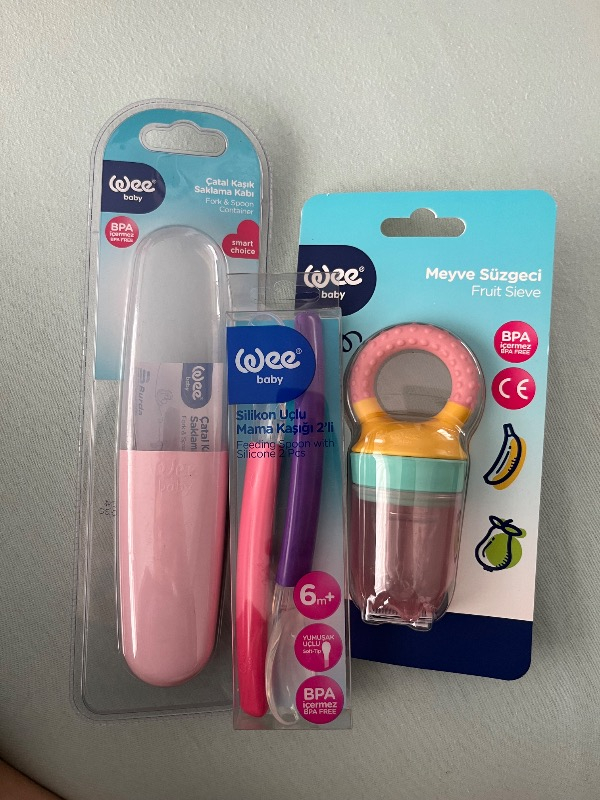 Wee Baby Meyve Süzgeci Pembe