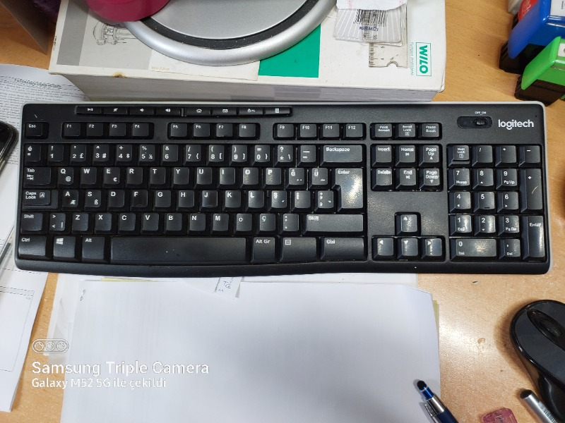 Logitech K270 Tam Boyutlu Kablosuz Türkçe Klavye - Siyah