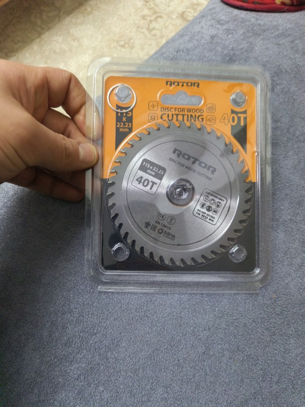 Daire Testere Bıçağı ROTOR 115*22,23 40T Ahşap kesme diski