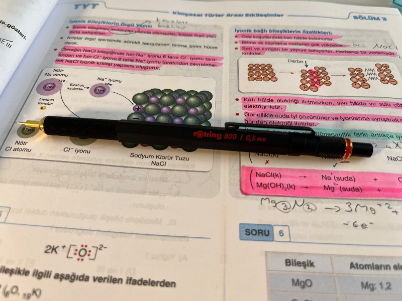 Rotring 800 Mekanik Kurşun Kalem, Siyah 0.5 mm