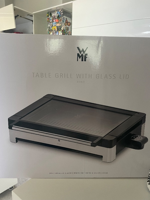 WMF Lono Grill Cam Kapaklı