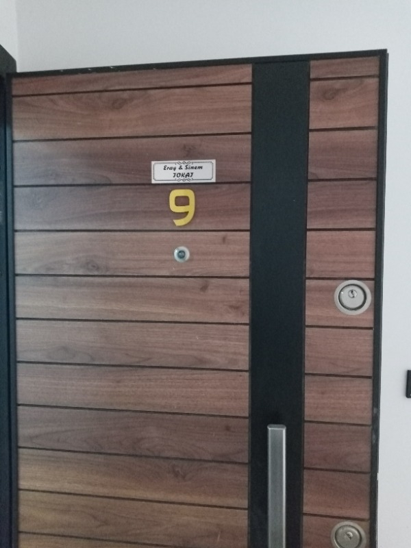 Süblimasyon Gümüş Metal Kapı İsimliği 5. MODEL