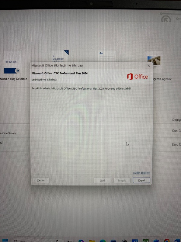 Microsoft Office 2024 Pro Plus Dijital Lisans Anahtarı - 2025 Key ve Ürün Anahtarı