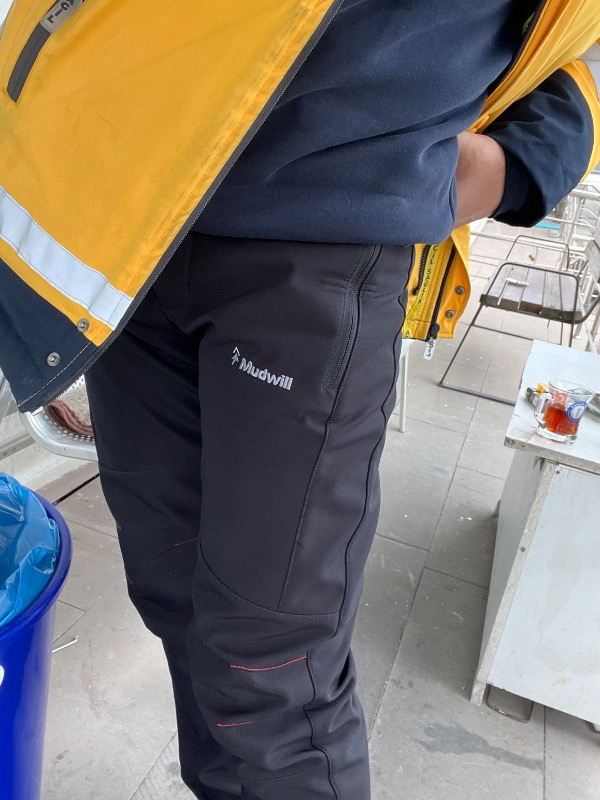 Mudwıll Softshell 600201 Siyah Kırmızı Fermuar