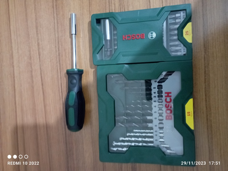 Bosch X-Line 15 Parça Delme 25 Parça Vidalama Ucu Seti + Tornavida