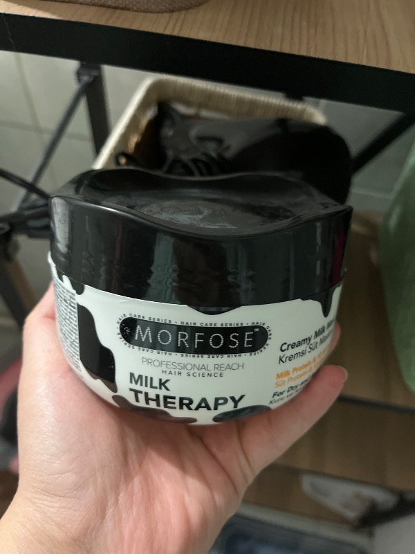 Morfose Milk Therapy 500 ml Saç Maskesi Süt Proteini ve 12 Amino Asit İçeren Kuru Saçlar İçin
