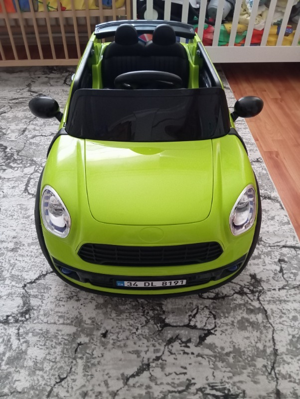 Dolu Ride-On 12V Kumandalı Akülü Arazi Aracı 8191 35 kg Taşıma Kapasitesi ile Yeşil Renk