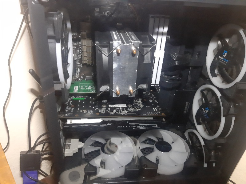 Snowman M200 2 Bakır Borulu Cpu Soğutucu Fan Rainbow