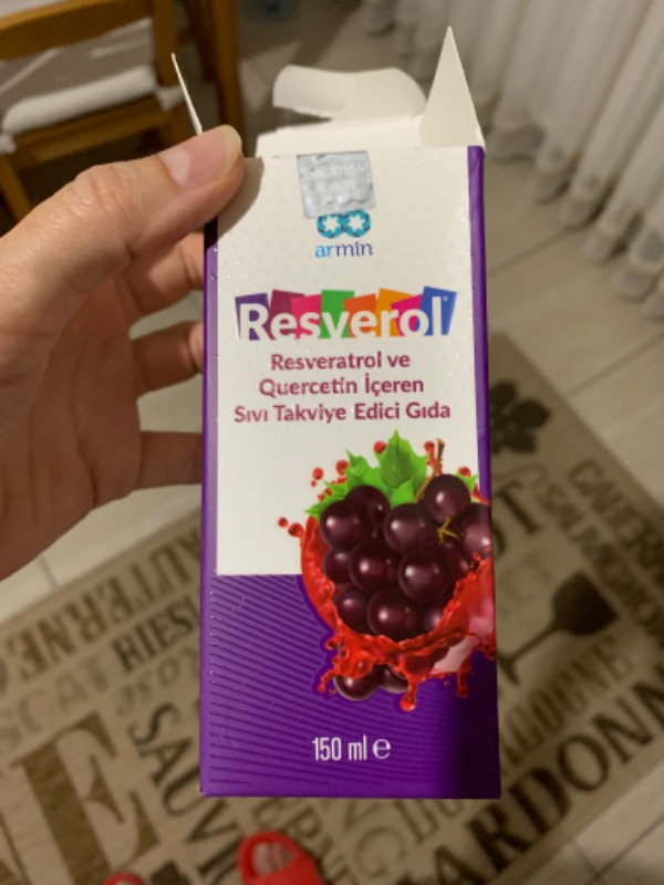 Armin Resverol Resveratrol ve Quercetin İçeren Sıvı Takviye Edici Gıda 150 ml