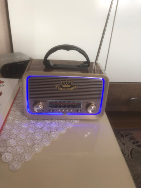 Everton Rt-301 Nostalji Bluetooth Şarjlı Radyo Usb Sd Mp3 Player