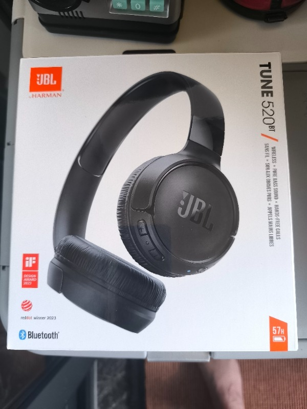 Jbl Tune 520BT Siyah Kulak Üstü Bluetooth Kulaklık