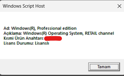 Microsoft Windows 11 Pro Key Dijital Lisans Anahtarı - 2025 Key