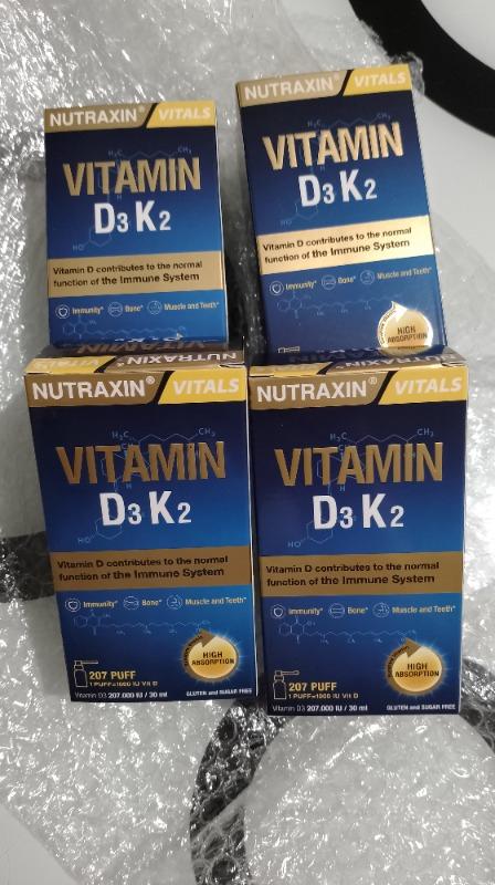 Nutraxin Vitamin D3K2 Sprey 30 ml 4 Adet