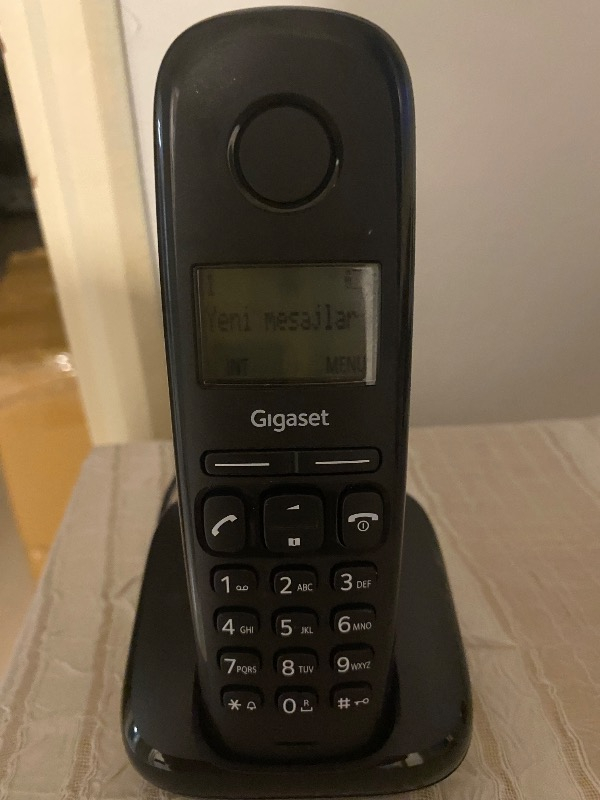 Gigaset A170 Siyah Telsiz DECT Kablosuz Ev ve Ofis Telefonu