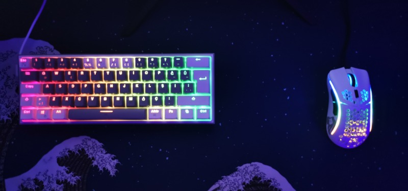 Glorious Model D Kablolu Mat Beyaz RGB Oyuncu Mouse 69Gr