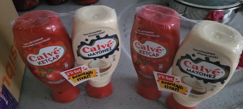 Calve Sos Ketçap + Mayonez 2'Li Set 750 gr