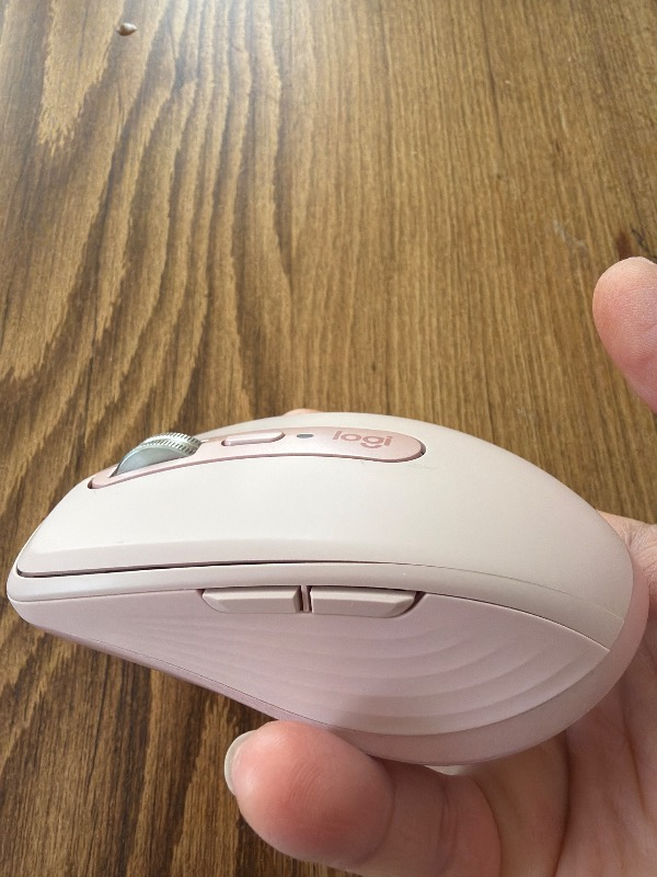 Logitech MX Anywhere 3S Kompakt 8000 DPI Optik Sensörlü Sessiz Bluetooth Kablosuz Mouse - Pembe