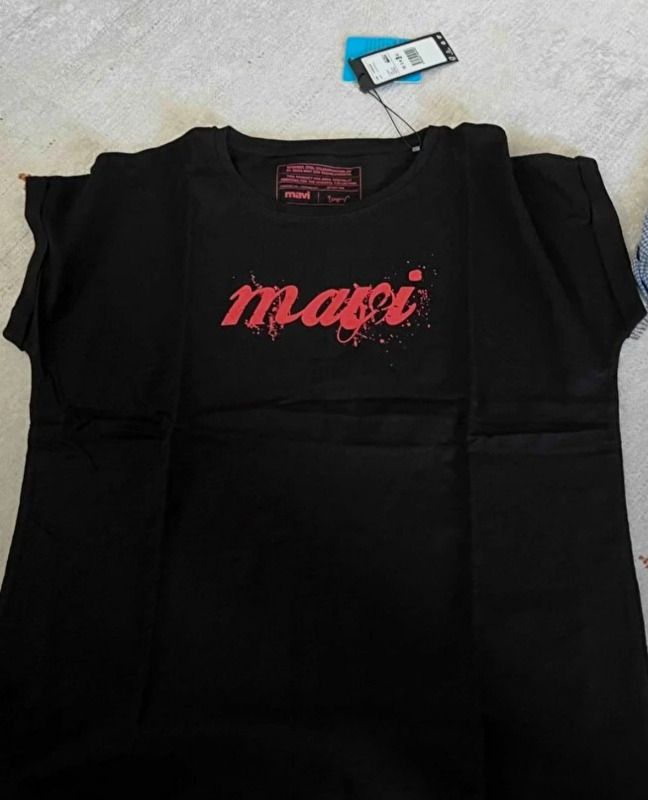 Mavi Mavi Logo Baskılı Siyah Tişört 166422-900