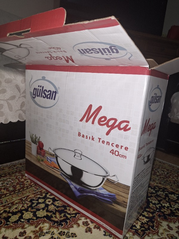 Gülsan Mega Basık Tencere 40 cm