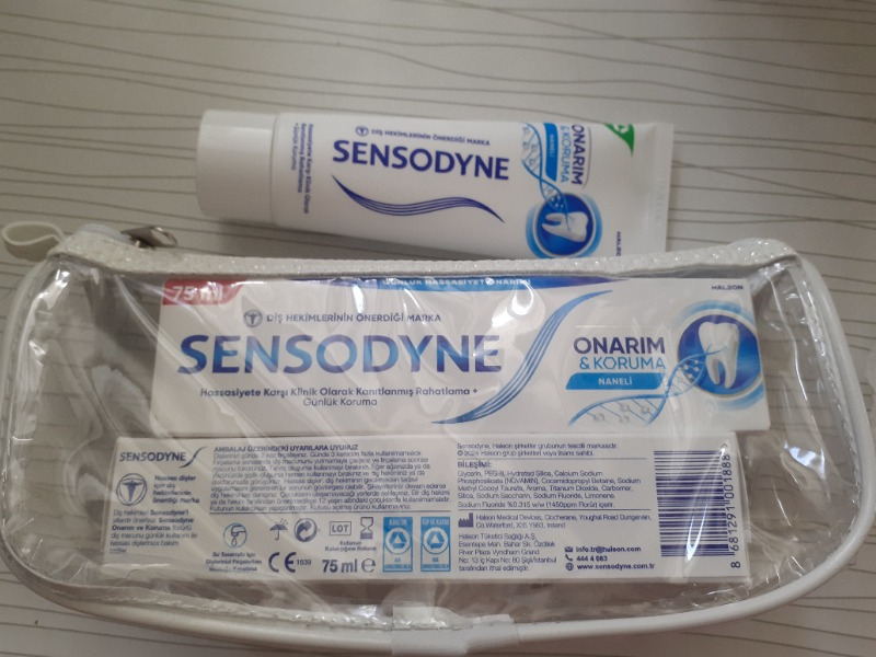 Sensodyne Onarım ve Koruma 75 ml X 3 Diş Macunu Hassas Dişler İçin Onarıcı Etki