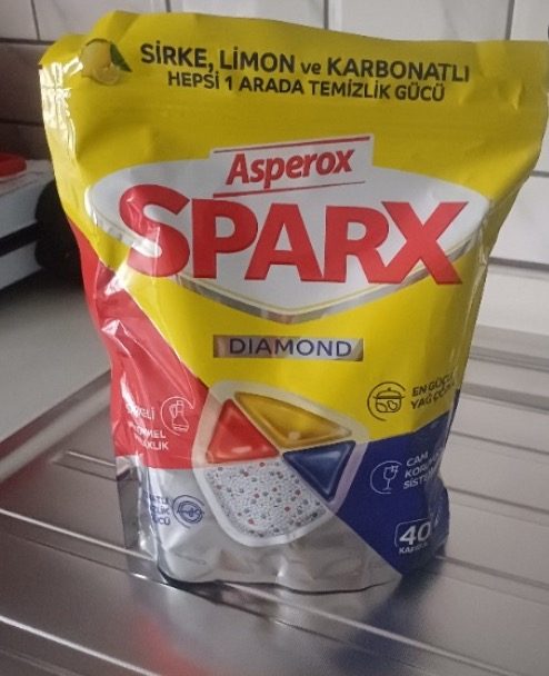 Asperox Sparx  Bulaşık Makinesi Kapsülü 40'lı