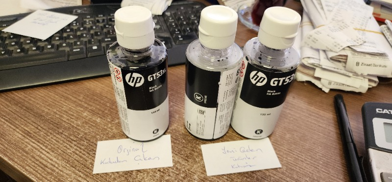 HP GT53XL Siyah Mürekkep Şişesi 1VV21AE
