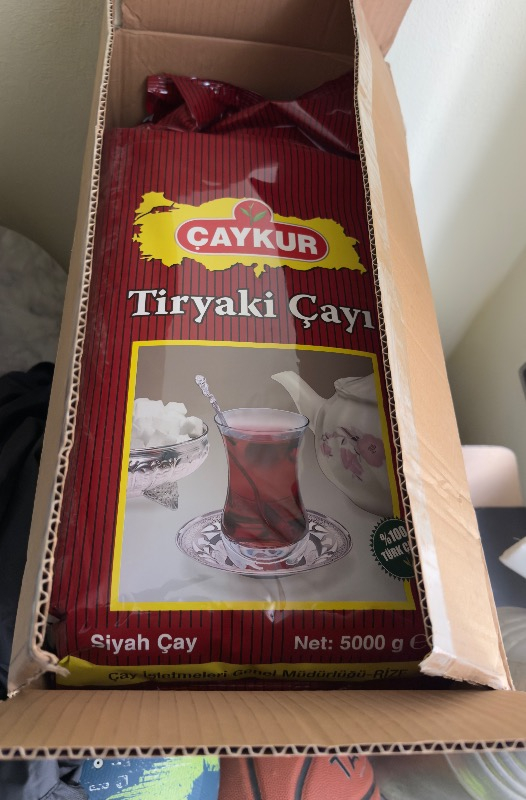 Çaykur Tiryaki Siyah Çay 5 kg - Doğal ve Kaliteli, Türkiye'de Üretilmiştir
