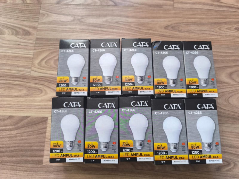 Cata CT-4266 12W Beyaz 10 Adet