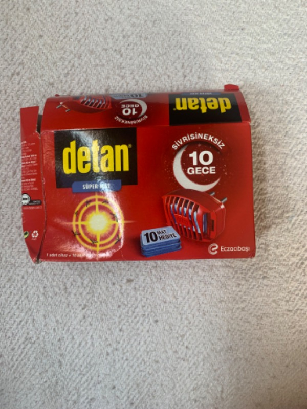 Detan Süper Mat Cihaz Sinek Kovucu + 10 Yedek