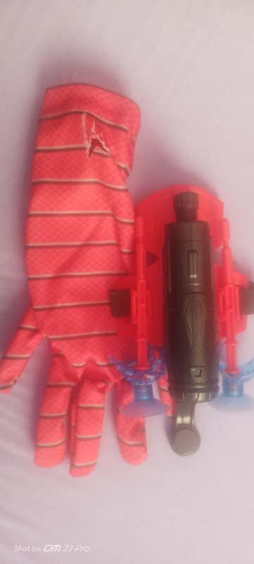 Kids  Spiderman Ağ Atan Eldiven Set -  Ok Atan Örümcek Adam Eldiveni