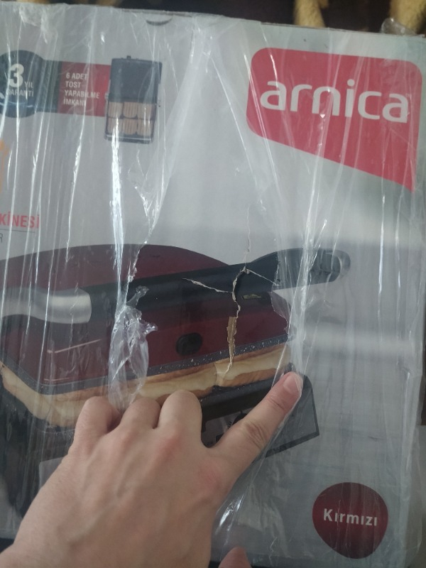 ARNICA GH26243 TOSTIT Maxi Tost Makinesi Kırmızı