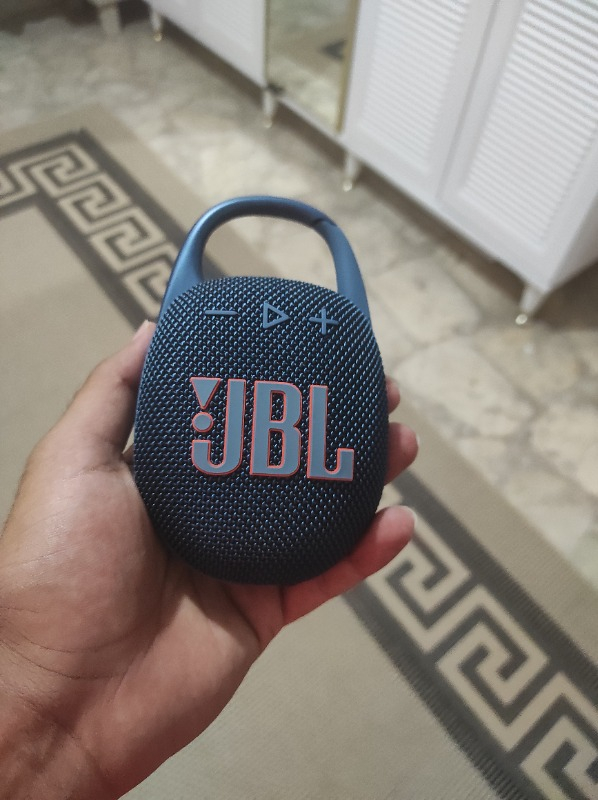 JBL Clip5, Bluetooth Hoparlör, IP67, Mavi