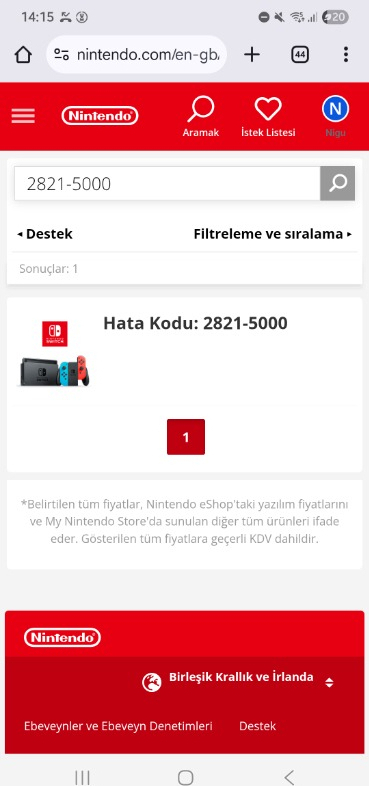 Nıntendo Switch 2 Konsol