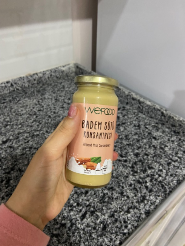 Wefood Badem Sütü Konsantresi (Şekersiz, %100 Badem) 240 gr 8681749104796