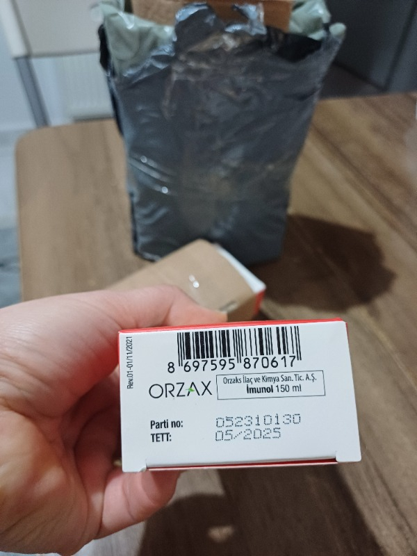 Orzax Imunol Imunol Şurup 150 Ml 2 Kutu