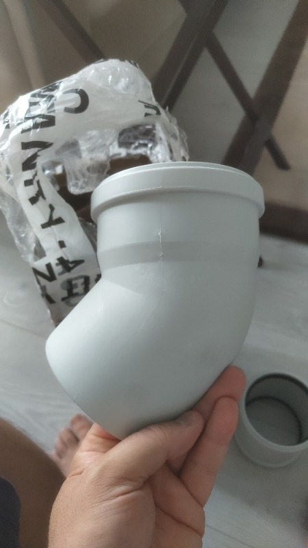 Kalde Pvc 100X45° Pimaş Dirsek