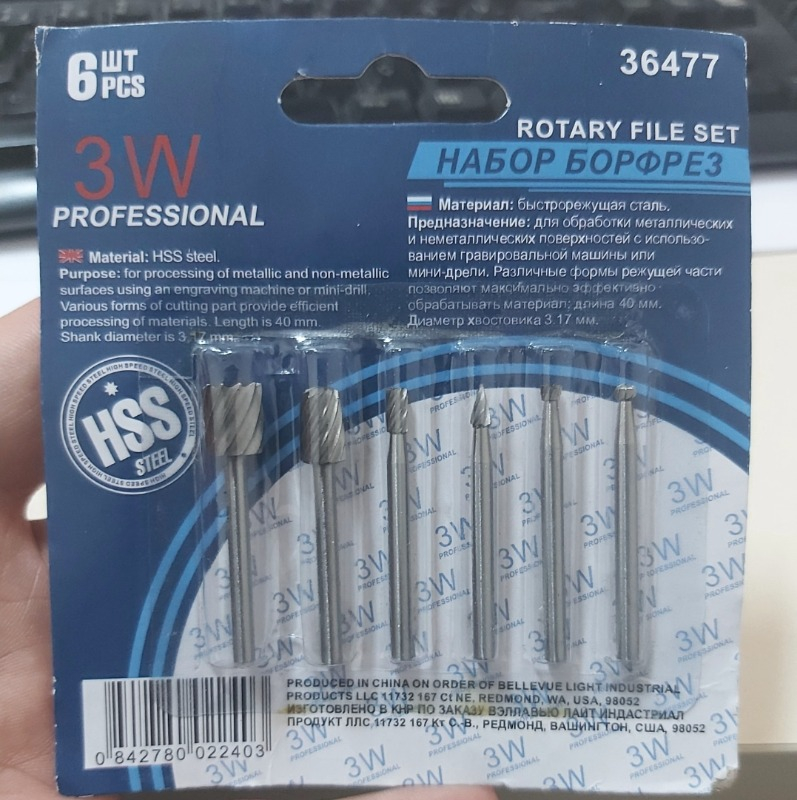 Merttools Dremel Hss Ahşap Oyma Matkap Ucu Seti 6'lı
