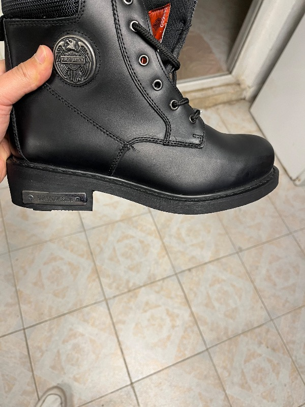 Harley Davidson Jim Erkek Siyah Deri Bot