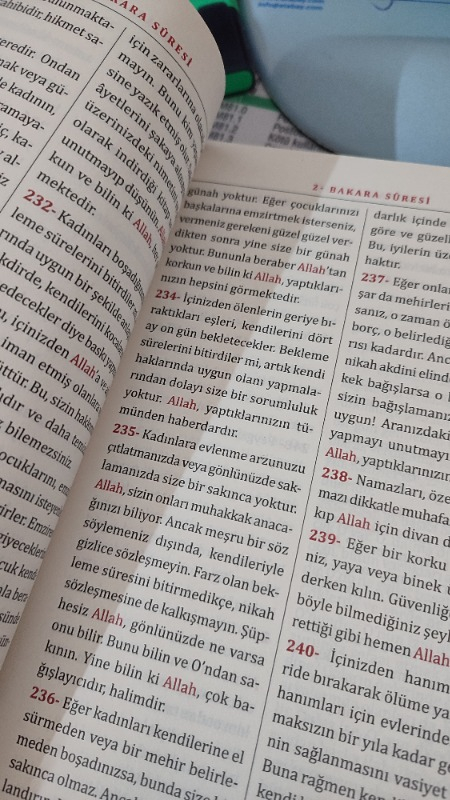 Kuranı Kerim Metinsiz Yüce Meali Orta Boy Karton Kapak- Elmalılı Hamdi Yazır