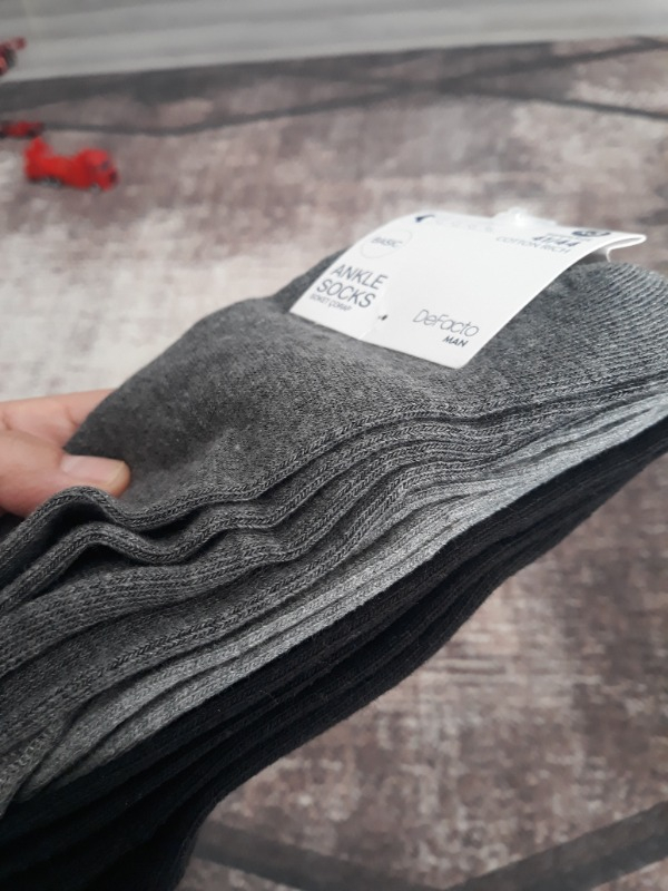 DeFacto Erkek Pamuklu 3'lü Uzun Çorap T9595AZNS