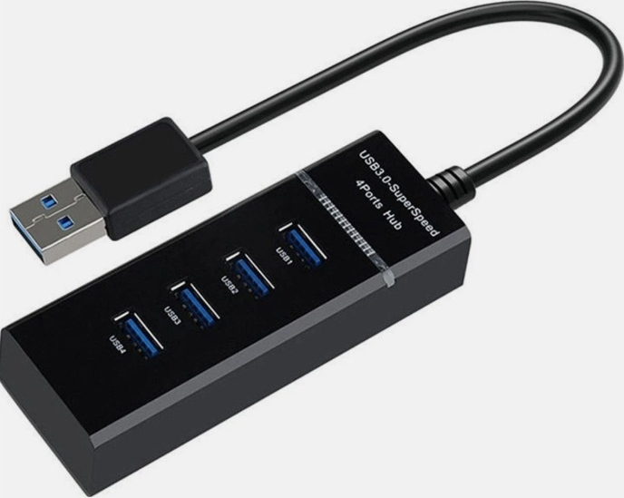 Alfais 4360 4 Port USB 3.0 Hub Adaptör Yüksek Hızlı Bağlantı Çoğaltıcı Cihaz