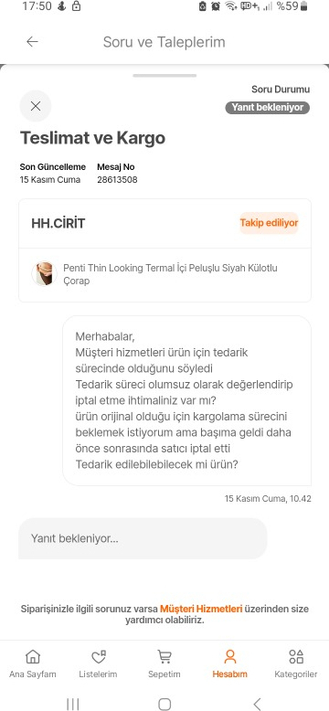 Penti Thin Looking Termal İçi Peluşlu Siyah Külotlu Çorap