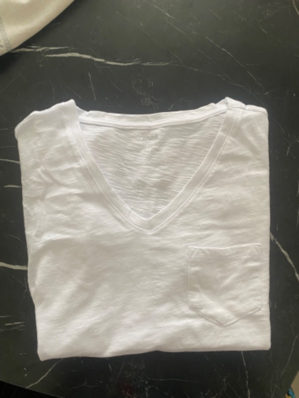 Mavi Kadın Cepli Beyaz Basic Tişört 1600961-620