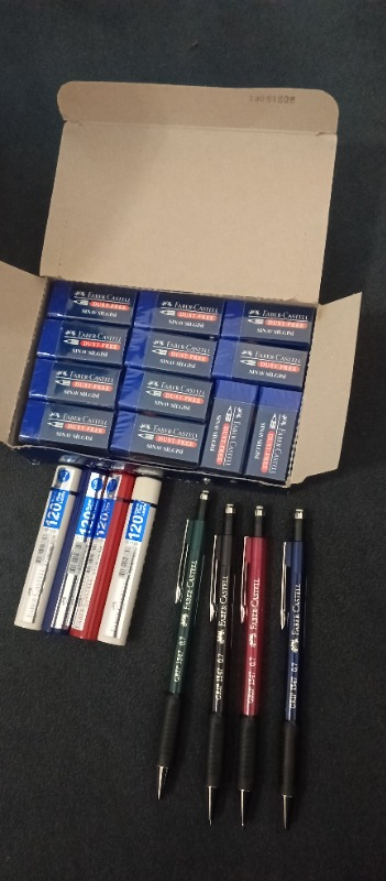 Faber-Castell Sınav Silgisi Dust-Free Mavi  24’lü Paket